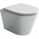 Комплект 3 в 1 инсталляция Geberit Duofix + Унитаз подвесной Ceramica Nova Forma CN3011 + кнопка белая в современном стиле