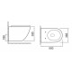 Комплект 3 в 1 инсталляция Geberit Duofix + Унитаз Vincea Globo VT1-14MB + кнопка белая в современном стиле
