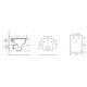 Комплект 3 в 1 инсталляция Geberit Duofix + Унитаз подвесной Grossman GR-4413S + кнопка белая в современном стиле