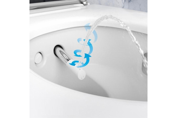 Унитаз подвесной Geberit AquaClean mera comfort 146.214.11.1 с системой удаления запахов, белый, овальный, 39.5x59 см