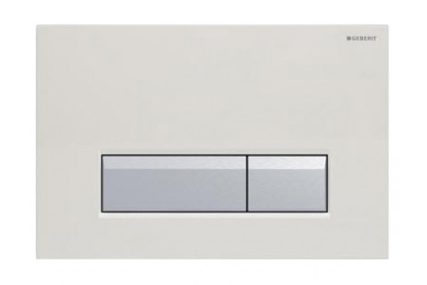 Кнопка смыва Geberit Sigma 40 115.600.SI.1 с системой удаления запахов, механическая