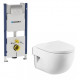 Комплект инсталляция Geberit Duofix + Roca Meridian-N + крышка 