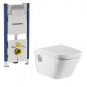 Комплект инсталляция Geberit Duofix + унитаз Roca GAP + крышка 