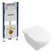 Комплект инсталляция Geberit Duofix + унитаз Villeroy&Boch O.Novo + крышка 