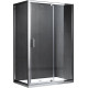 Душевой уголок Gemy Sunny Bay S28131B-A90 120х90 см прямоугольный, двери распашные