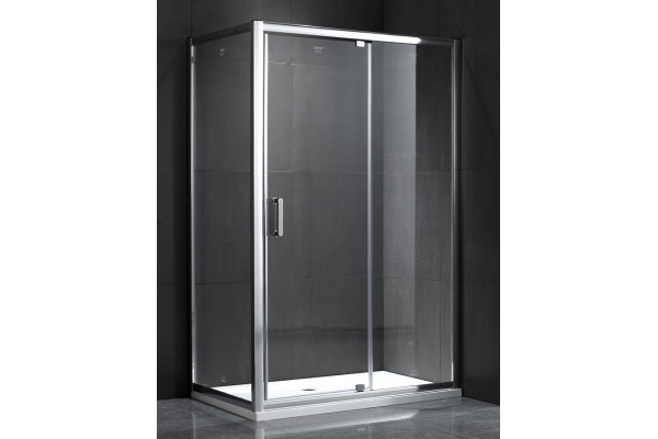 Душевой уголок Gemy Sunny Bay S28131B-A90 120х90 см прямоугольный, двери распашные