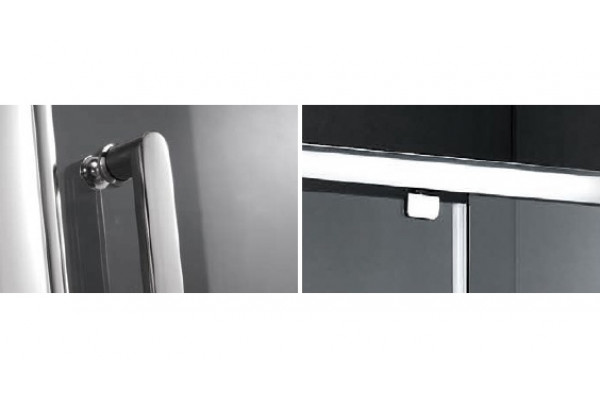Душевой уголок Gemy Sunny Bay S28131B-A90 120х90 см прямоугольный, двери распашные