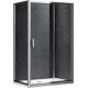 Душевой уголок Gemy Victoria S30191A-A100 120x100 см прямоугольный, двери раздвижные