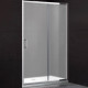 Душевая дверь в нишу Gemy Victoria S30191AM 120 см, профиль хром, раздвижная, стекло матовое