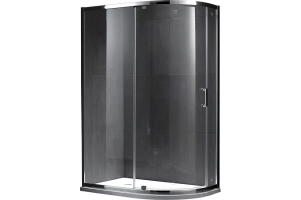 Душевой уголок Gemy Sunny Bay S28192 L 100x90 см прямоугольный-асимметричный, двери распашные