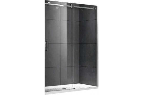 Душевая дверь в нишу Gemy Modern Gent S25191B R 150 см раздвижная, стекло прозрачное