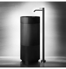 GESSI 316 Раковина Ø400 мм. для установки на столешницу без перелива нержавеющая сталь цвет Black metal brushed PVD