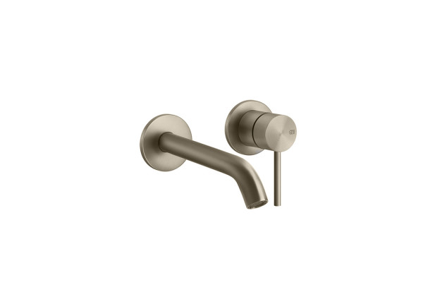 GESSI 316 Встраиваемый смеситель с изливом 200-170мм (внешние части) цвет: warm bronze brushed pvd 54086#726
