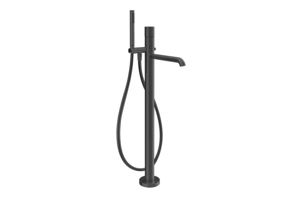 GESSI HABITO UNITO Смеситель для ванны напольный однорычажный цвет Black Metal PVD 70028#706