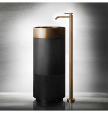GESSI 316 Раковина Ø400 мм. для установки на столешницу без перелива нержавеющая сталь цвет Warm bronze brushed PVD