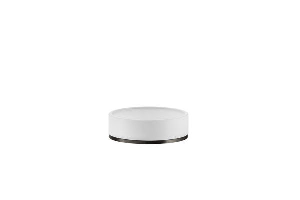 GESSI INCISO Мыльница настольная цвет: белый/nero XL 58525#299