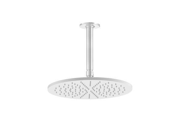 GESSI INCISO Потолочная душевая головка шарнирная на 1/2" Ø300мм длина изготавливается под заказ (от 105 до 1855 мм) цвет: хром 58250#031