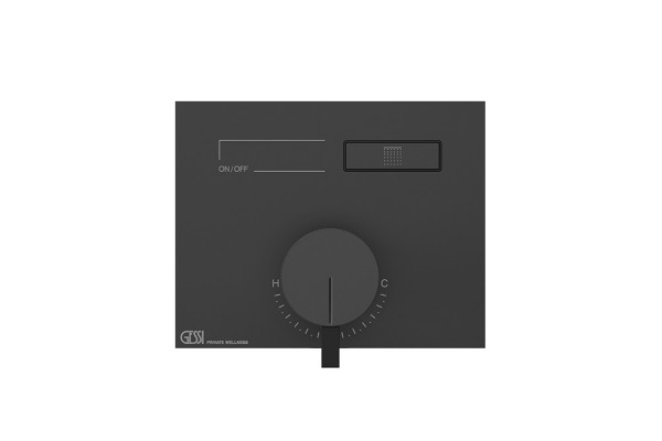 Gessi Hi-Fi Смеситель для душа с включением 1 источника (внешняя часть) цвет: Black XL 63061#299
