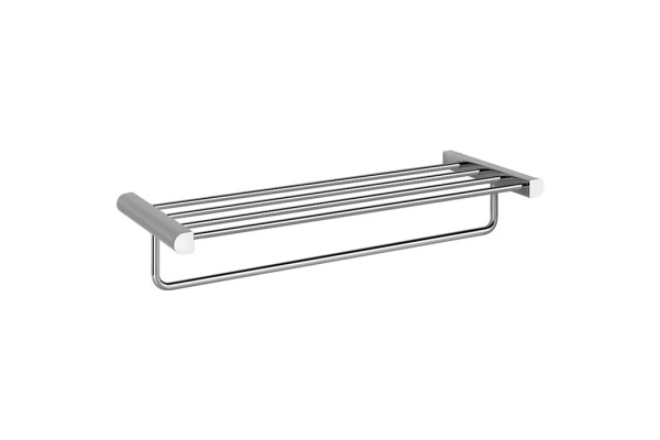 GESSI Rilievo Полка с полотенцедержателем 60 см цвет: хром 59407#031
