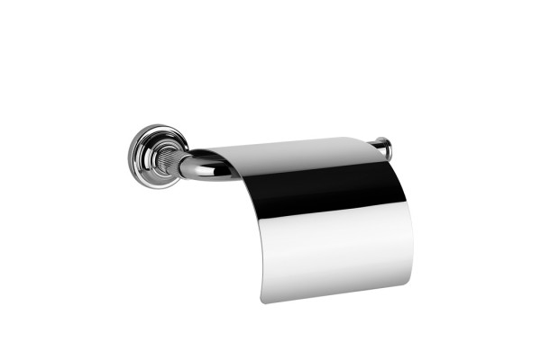 GESSI VENTI20 Держатель туалетной бумаги с крышкой цвет хром 65449#031