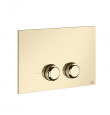 GESSI VENTI20 Клавиша смыва для унитаза двойная для инсталляций Geberit Sigma8 и Sigma12 цвет Nickel PVD