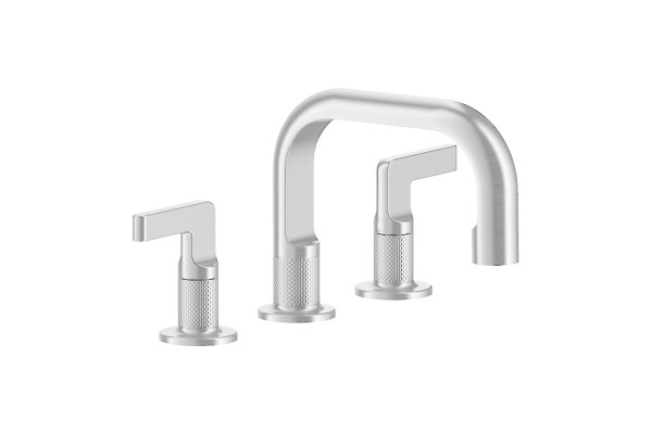 GESSI INCISO Смеситель для раковины на 3 отверстия с донным клапаном излив 140мм h=145мм Цвет: хром 58011#031