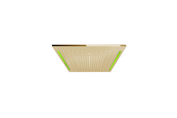 Gessi Colour Внешняя часть  душ. системы 500х500 мм 3 режима хромотерапия цвет: Gold PVD 57977#246