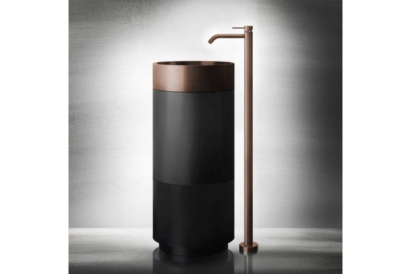 GESSI 316 Раковина Ø400 мм. для установки на столешницу без перелива нержавеющая сталь цвет Copper brushed pvd 54601#708