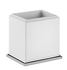 Gessi Eleganza Стакан настольный цвет: хром/белый
