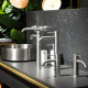 GESSI 316 Раковина Ø400 мм. для установки на столешницу без перелива нержавеющая сталь цвет Steel brushed 54601#239