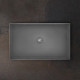 GESSI 316 Раковина 600x350 мм. для установки на столешницу без перелива нержавеющая сталь цвет Steel Brushed 54606#239