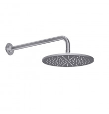 GESSI INCISO Душевая головка настенная шарнирная на 1/2”  Ø300мм цвет: finox