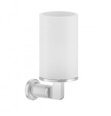 GESSI INCISO Стакан настенный цвет: белый/хром