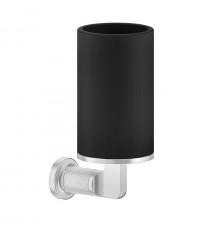 GESSI INCISO Стакан настенный цвет: черный/хром
