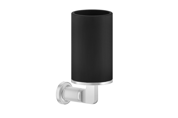 GESSI INCISO Стакан настенный цвет: черный/хром 58508#031