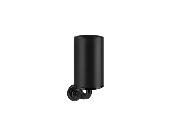 GESSI VENTI20 Стакан подвесной цвет черный фурнитура черный матовый 65408#299