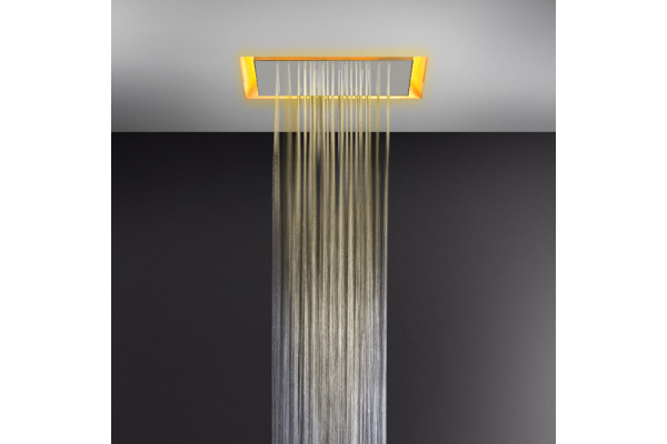 GESSI Minimali/Afilo Накладная панель 500x500 мм. для встраив в потолок душ системы 57501/57503/57901 цвет Mirror steel 57012#238