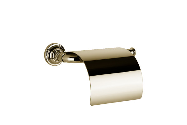 GESSI VENTI20 Держатель туалетной бумаги с крышкой цвет Brass PVD 65449#710
