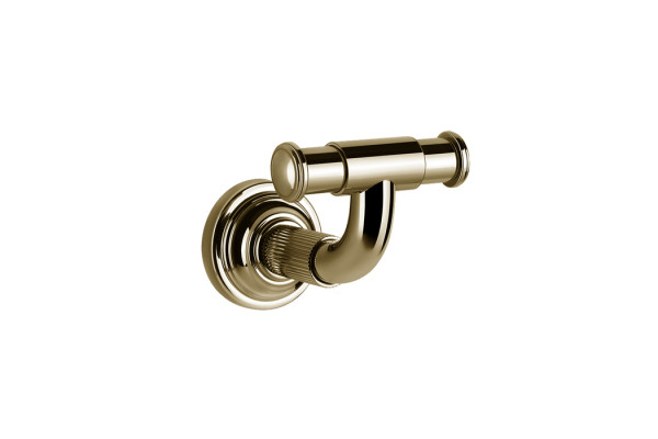 GESSI VENTI20 Крючок двойной цвет Brass PVD 65521#710