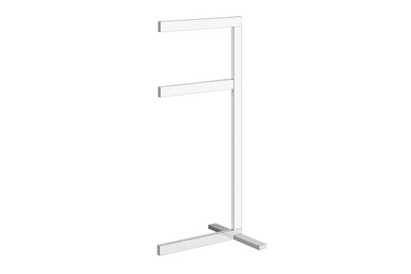 Gessi Rettangolo Полотенцедержатель двойной напольный цвет: хром 20939#031