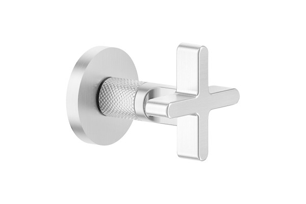 GESSI INCISO Запорный кран для термостатического смесителя высокой производительности резьба 3/4"(внешняя часть) цвет: хром 58363#031