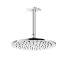 GESSI Rilievo Потолочная душевая головка шарнирная на 1/2"Ø250 мм. цвет: хром