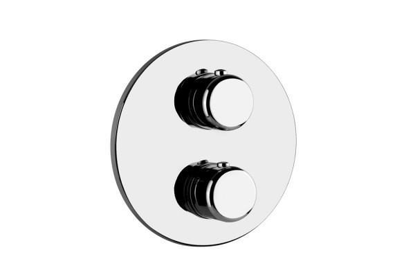 Gessi Goccia Встраиваемый термостат подключение на 3/4”(внешние части) цвет: шлифованный хром 33842#147