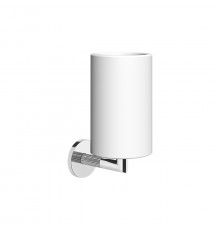 Gessi Ingranaggio Стакан настенный белый цвет: хром