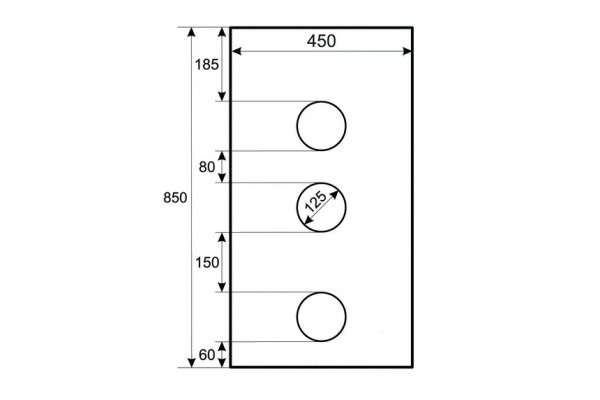 Напольная раковина Gid Nb135bg 45х45х85 черный графит круглая,  в современном стиле
