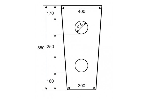 Напольная раковина Gid Nb131 40х40х84 белая  круглая, цвет белый