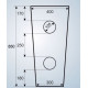 Напольная раковина Gid Nb131gm 40х40х84 зеленый хаки круглая,  в современном стиле