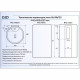 Напольная раковина Gid Nb135 44х46х82 белая  круглая, цвет белый