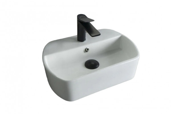 Подвесная раковина Gid N9293 44.5х30 белая прямоугольная, цвет белый