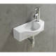 Подвесная раковина Gid N9306 44.5х25 белая прямоугольная, цвет белый
